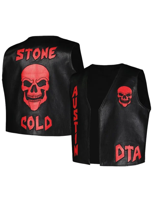 Stone Cold Steve Austin Black DTA Replica Vest