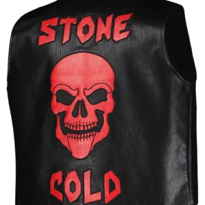 Stone Cold Steve Austin Black DTA Replica Vest Back