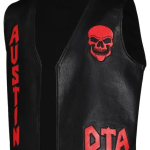 Stone Cold Steve Austin Black DTA Replica Vest Front