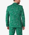 Stylish Cool Circuit Printed 2 Piece Suit For Mens Back