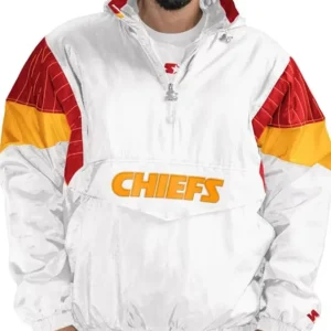 Super Bowl LVII Parade Travis Kelce Pullover Jacket Front