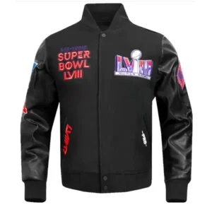 Superbowl LVIII Wool Varsity Jacket
