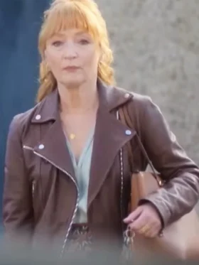 Susan Ryeland Moonflower Murders S01 Brown Jacket