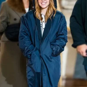 Sydney Sweeney Madame Web Blue Coat