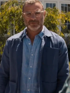 Tag Winbury The Perfect Couple S01 Blue Cotton Jacket For Sale