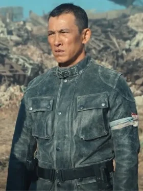 Tak In hwan Sweet Home S03 Black Leather Jacket