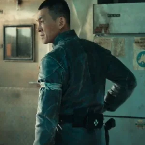 Tak In hwan Sweet Home S03 Black Leather Jacket For Sale