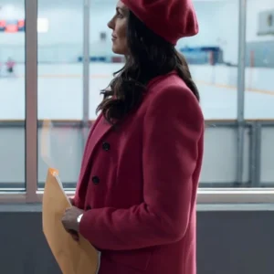 Taylor Cole A Reason for the Season Pink Coat Side