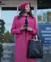 Taylor Cole A Reason for the Season Pink Coat Standing