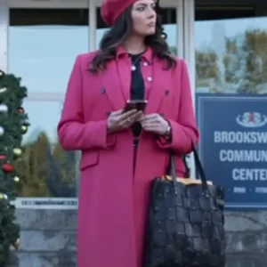 Taylor Cole A Reason for the Season Pink Coat Standing