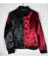 The Batman Harley Quinn Bomber Leather Jacket