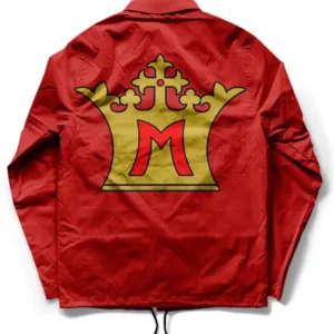 The Celebration Tour Coaches Red Jacket Back