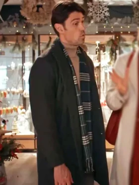 The Christmas Charade Corey Sevier Black Coat For Sale