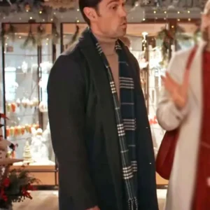 The Christmas Charade Corey Sevier Black Coat For Sale