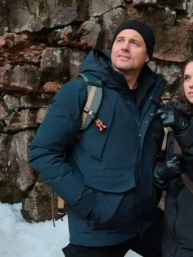 The Christmas Quest Kristoffer Polaha Hooded Jacket