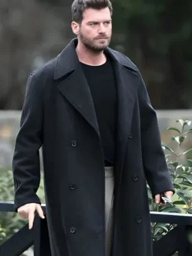 The Family Aslan Soykan Black Wool Coat
