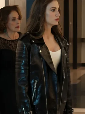 The Family Devin Akin Biker Leather Jacket For Sale