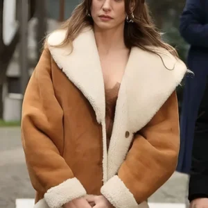 The Family Devin Akin Brown Shearling Jacket