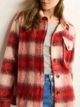 The Jetty Hannah Manning Red Plaid Coat