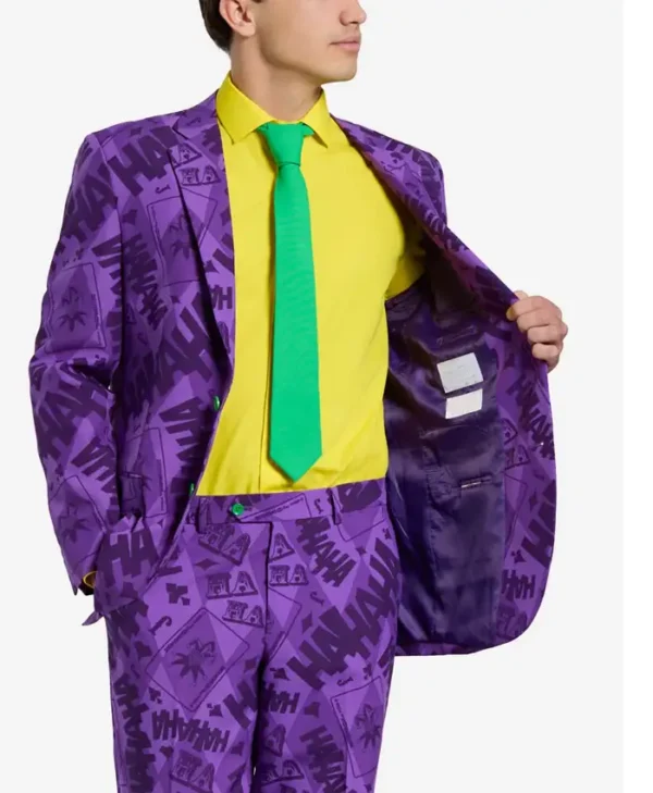 The Joker Trendy 2 Piece Suit For Mens Closure