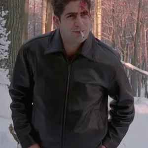 The Sopranos Christopher Moltisanti Black Leather Jacket