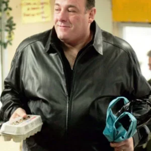 The Sopranos James Gandolfini Black Jacket For Men
