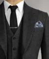 Thomas Shelby Peaky Blinders Tweed Grey Suit Fabric