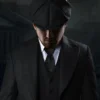 Thomas Shelby Peaky Blinders Tweed Grey Suit Heads Down