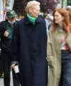 Tilda Swinton The Room Next Door Black Cotton Coat For Sale