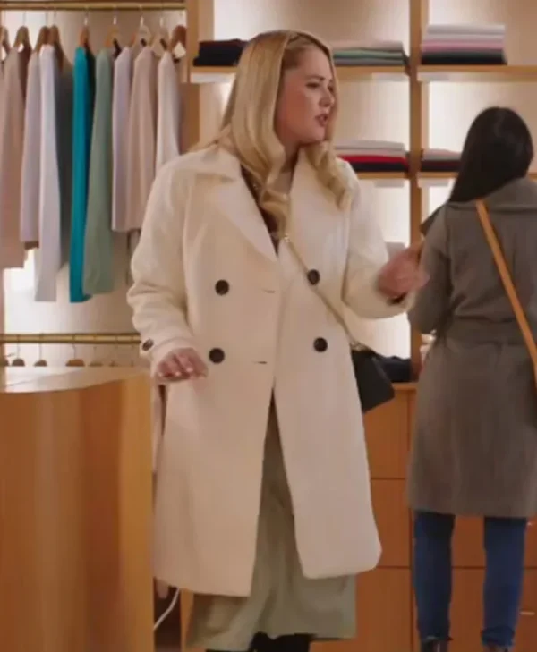 Tinas Miracle Natalie Hall Wool Coat Walking