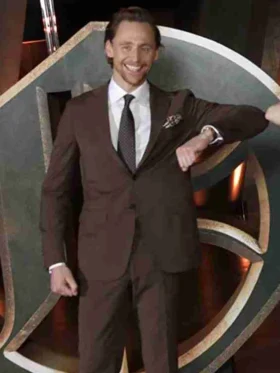 Tom Hiddleston Loki Brown Suit