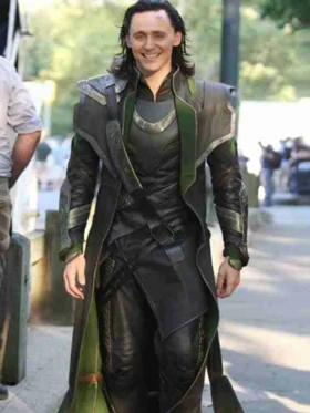Tom Hiddleston Loki Leather Coat