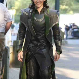 Tom Hiddleston Loki Leather Coat