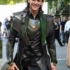Tom Hiddleston Loki Leather Coat For Sale