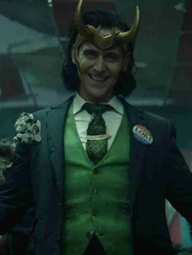 Tom Hiddleston Loki S01 Blue Blazer Coat