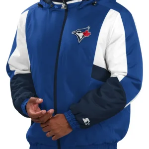 Toronto Blue Jays Hooded Varsity Jacket