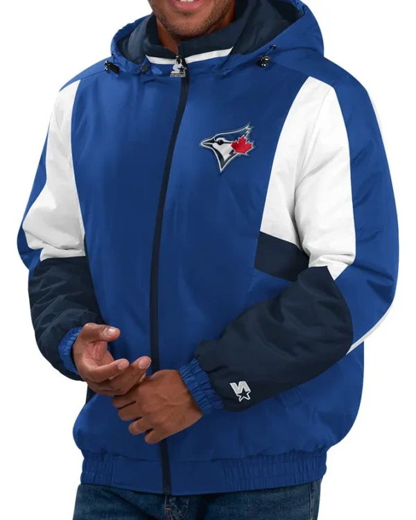 Toronto Blue Jays Hooded Varsity Jacket