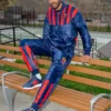 Tracksuit Mercer Navy Red 