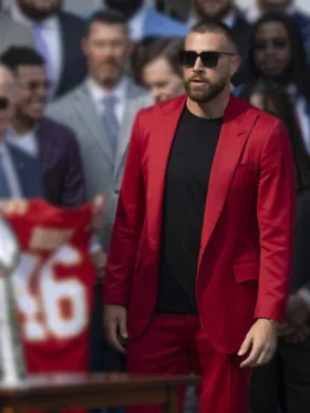 Travis Kelce Red Suit