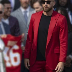 Travis Kelce Red Suit