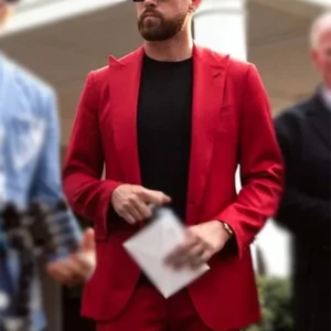 Travis Kelce Red Suit For Sale