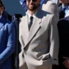 Travis Kelce Visit White House Tan Suit