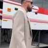 Travis Kelce Visit White House Tan Suit Back