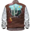 Travis Scott x Jordan Wool Varsity Jacket Back