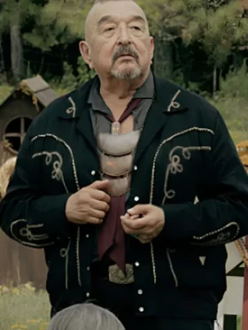 Tulsa King S02 Graham Greene Black Western Jacket