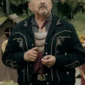 Tulsa King S02 Graham Greene Black Western Jacket