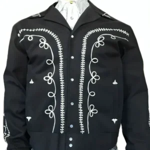 Tulsa King S02 Graham Greene Black Western Jacket For Sale