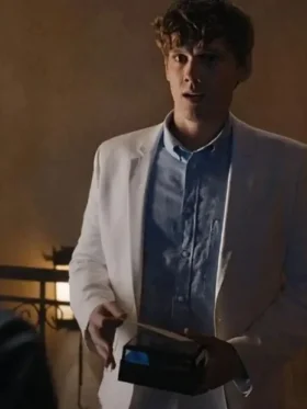 Tyler Galpin Wednesday White Blazer