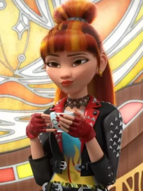 Valentina Furi Unicorn Academy Studded Jacket For Sale