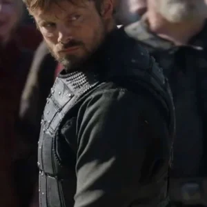 Vikings Valhalla Lord Harekr Black Vest For Sale